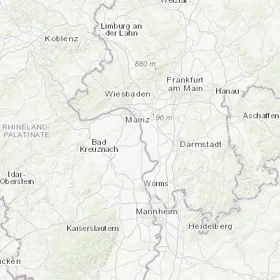 Map showing location of Nierstein (49.870030, 8.336470)