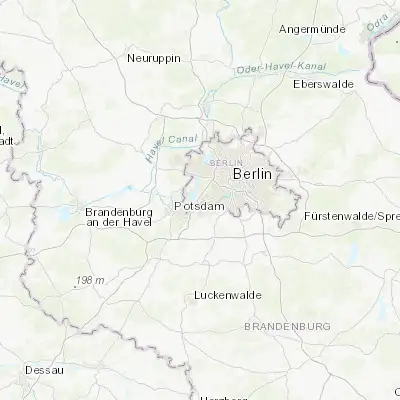 Map showing location of Nikolassee (52.434400, 13.200950)