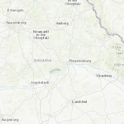 Map showing location of Nittendorf (49.024590, 11.961260)