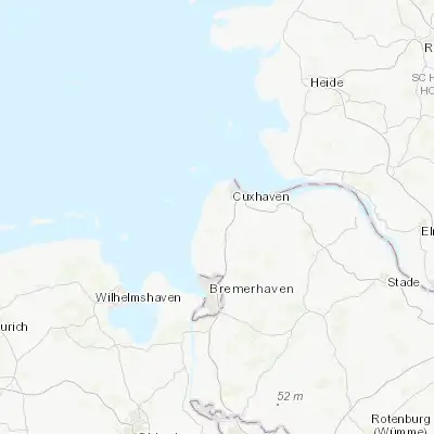 Map showing location of Nordholz (53.784480, 8.613540)