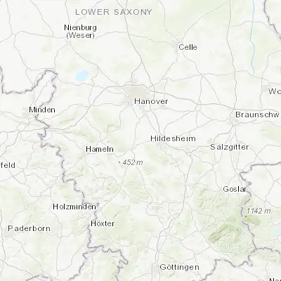 Map showing location of Nordstemmen (52.161960, 9.783500)
