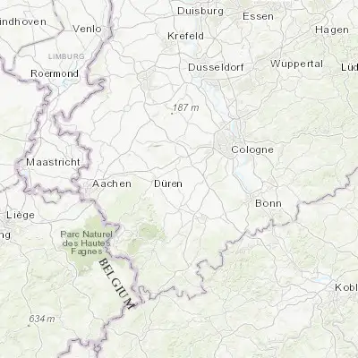 Map showing location of Nörvenich (50.806040, 6.639520)