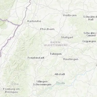 Map showing location of Nufringen (48.622530, 8.890090)