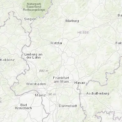 Map showing location of Ober-Mörlen (50.373500, 8.690870)