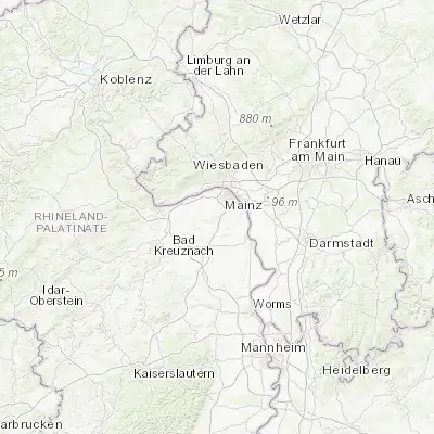 Map showing location of Ober-Olm (49.937220, 8.188890)