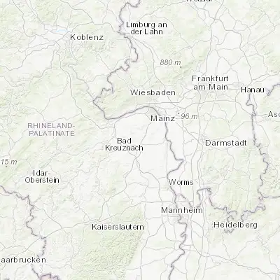 Map showing location of Ober-Saulheim (49.863760, 8.135260)