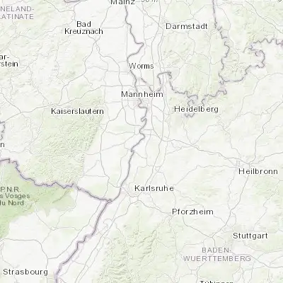 Map showing location of Oberhausen-Rheinhausen (49.273890, 8.471670)