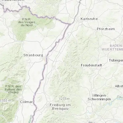 Map showing location of Oberkirch (48.532410, 8.078640)