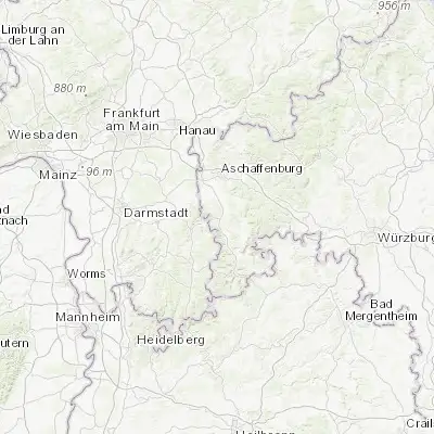Map showing location of Obernburg am Main (49.835770, 9.131010)