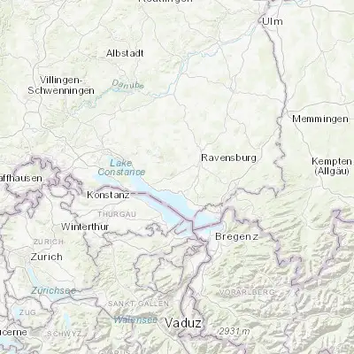 Map showing location of Oberteuringen (47.724090, 9.469790)