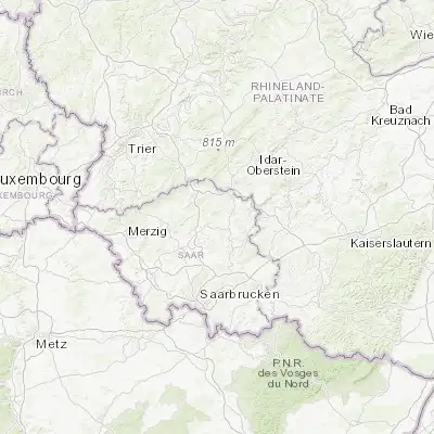 Map showing location of Oberthal (49.512570, 7.083820)