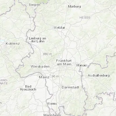 Map showing location of Oberursel (50.207310, 8.577470)