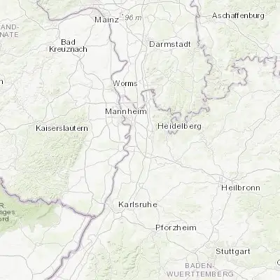 Map showing location of Oftersheim (49.365280, 8.583060)