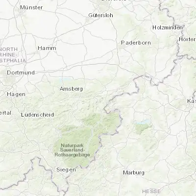 Map showing location of Olsberg (51.356130, 8.488990)
