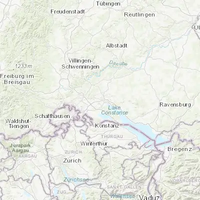 Map showing location of Orsingen-Nenzingen (47.842720, 8.959090)