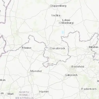 Map showing location of Osnabrück (52.272640, 8.049800)