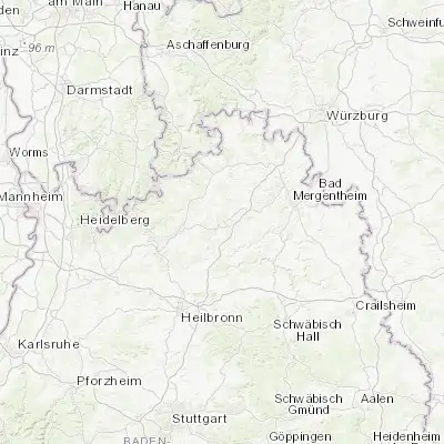 Map showing location of Osterburken (49.429970, 9.422520)