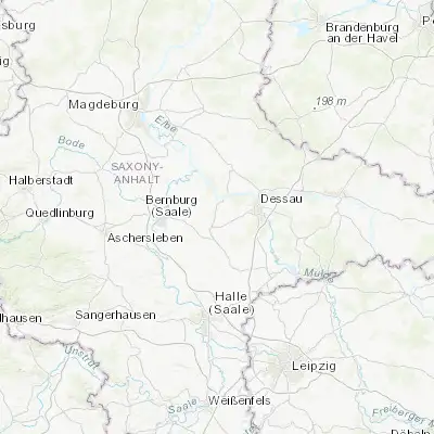 Map showing location of Osternienburger Land (51.800000, 12.016670)