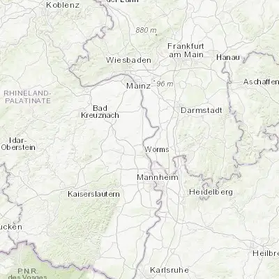 Map showing location of Osthofen (49.703820, 8.324190)