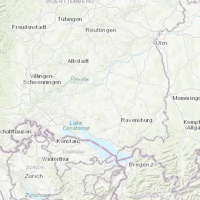 Map showing location of Ostrach (47.950000, 9.383330)