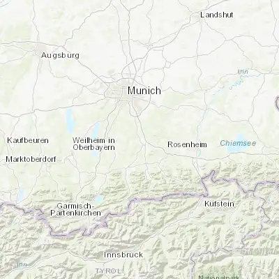Map showing location of Otterfing (47.908980, 11.675460)