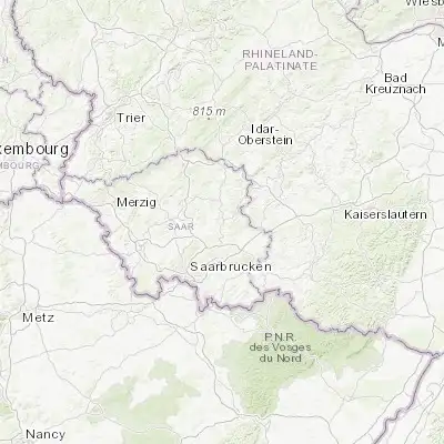 Map showing location of Ottweiler (49.401330, 7.164240)