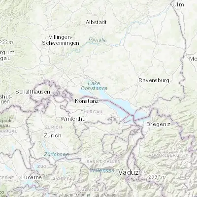 Map showing location of Paradies (47.665810, 9.163860)