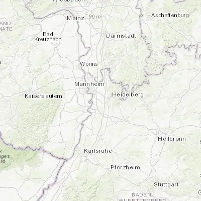Map showing location of Plankstadt (49.394440, 8.596110)