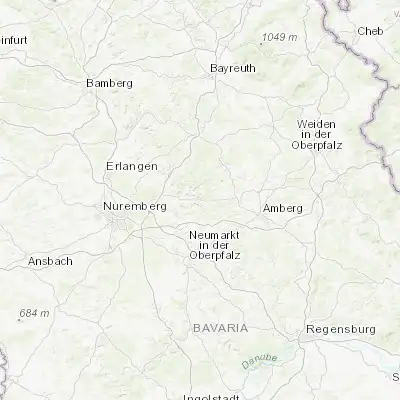 Map showing location of Pommelsbrunn (49.504370, 11.511010)