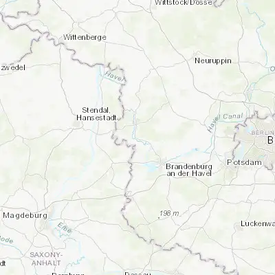 Map showing location of Premnitz (52.531840, 12.348450)