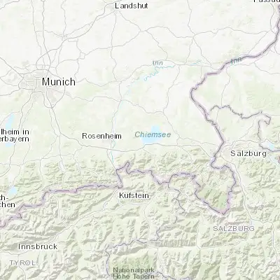 Map showing location of Prien am Chiemsee (47.856020, 12.346230)