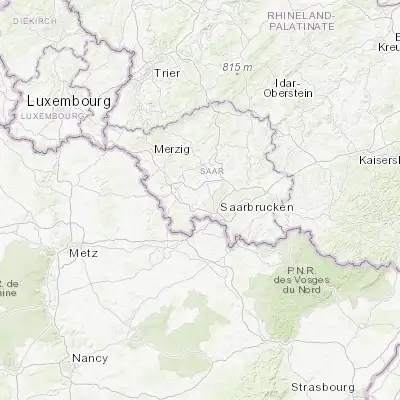 Map showing location of Püttlingen (49.285500, 6.887230)