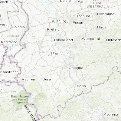 Map showing location of Pulheim (50.999650, 6.806320)