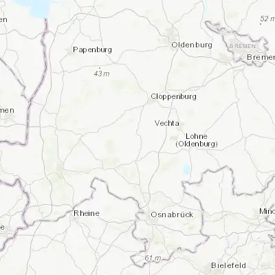 Map showing location of Quakenbrück (52.675020, 7.949830)