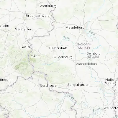 Map showing location of Quedlinburg (51.788430, 11.150060)