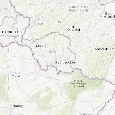 Map showing location of Quierschied (49.316670, 7.050000)