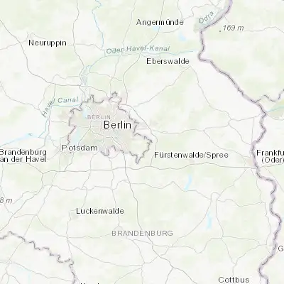 Map showing location of Rahnsdorf (52.441150, 13.687080)