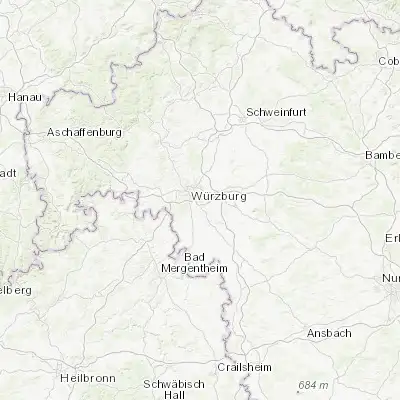 Map showing location of Randersacker (49.760210, 9.982770)