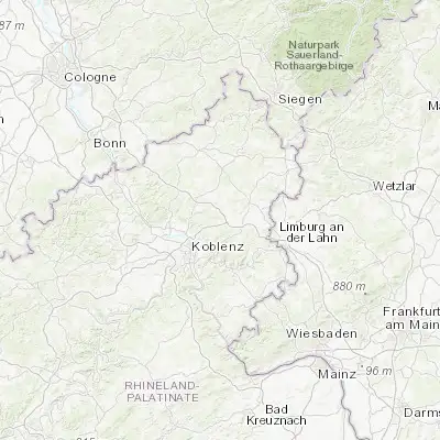 Map showing location of Ransbach-Baumbach (50.464960, 7.728300)