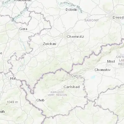 Map showing location of Raschau (50.531270, 12.833120)