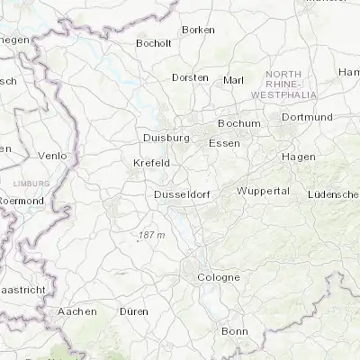 Map showing location of Ratingen (51.297240, 6.849290)