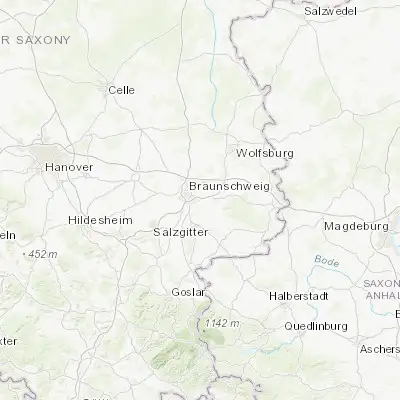 Map showing location of Rautheim (52.240200, 10.586960)