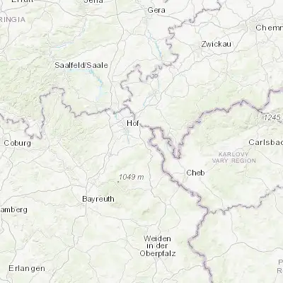 Map showing location of Rehau-Pilgramsreuth (50.249210, 12.034220)