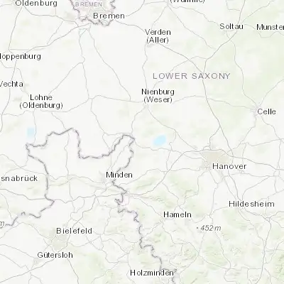 Map showing location of Rehburg-Loccum (52.469520, 9.199570)