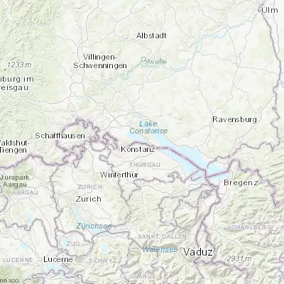 Map showing location of Reichenau (47.688850, 9.063550)
