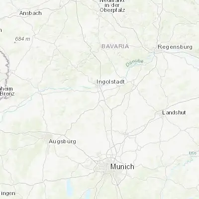 Map showing location of Reichertshofen (48.657750, 11.466120)