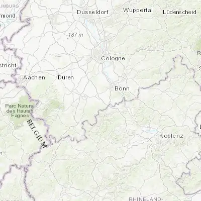 Map showing location of Rheinbach (50.625620, 6.949110)
