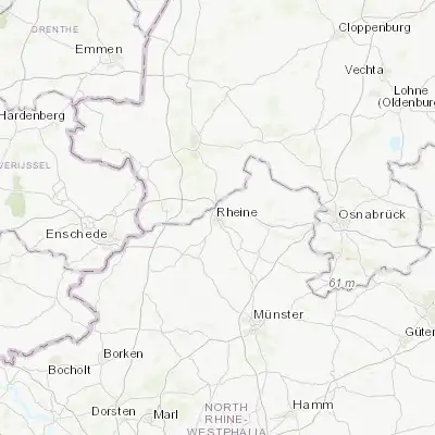 Map showing location of Rheine (52.285090, 7.440550)