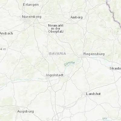 Map showing location of Riedenburg (48.963830, 11.688800)