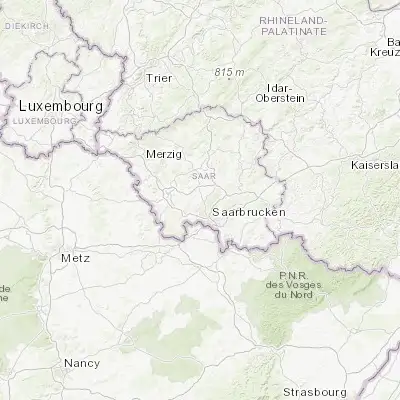 Map showing location of Riegelsberg (49.300000, 6.933330)